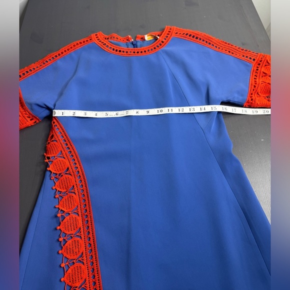 Tory Burch Marissa Lace Trim Crochet Dress - Picture 6 of 9